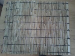 Natural Light Reed Cane Fence Panel Screen System 1