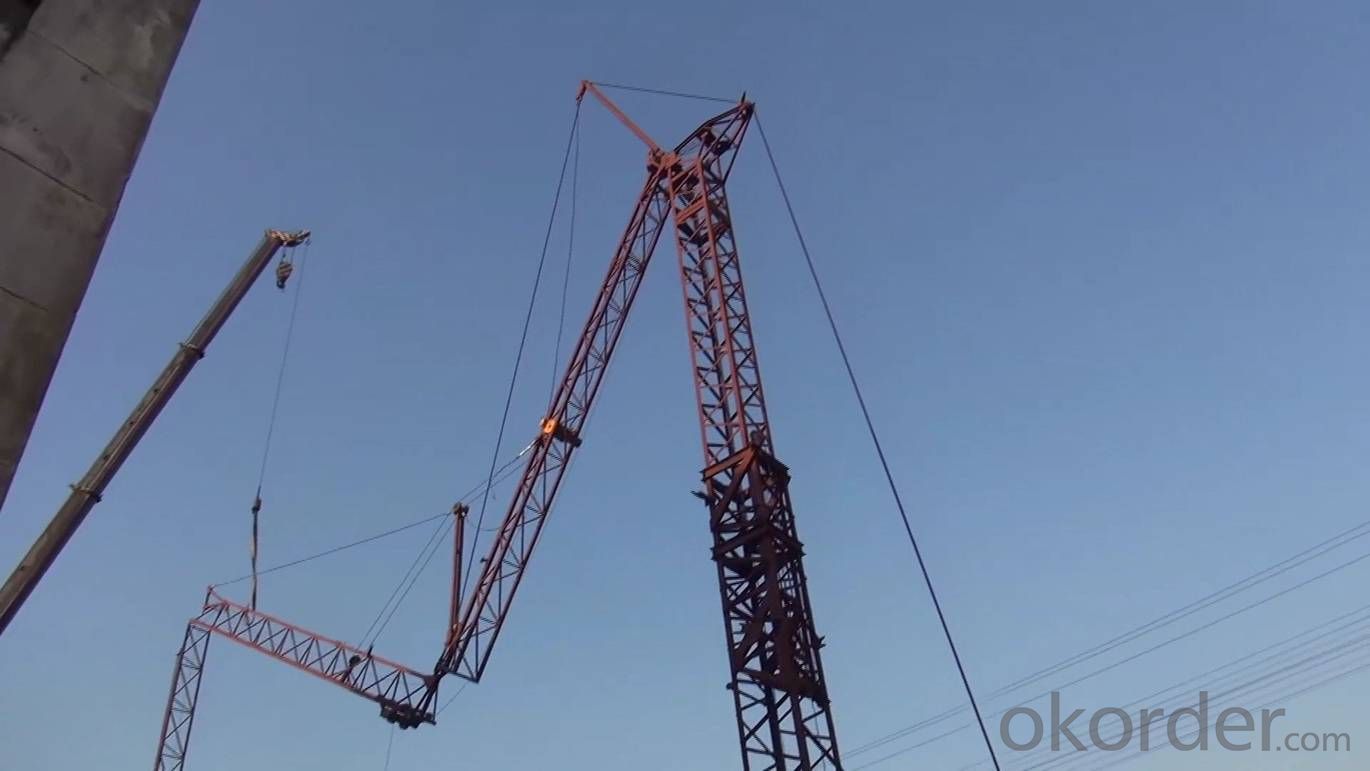 QTK20 Fast Erection Tower Cranes Construction Tower Crane High Quality