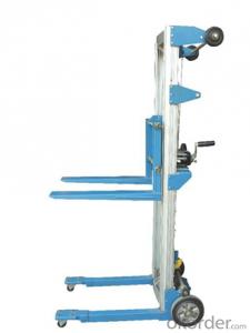 Double masts hand stacker SFH series hydraulic