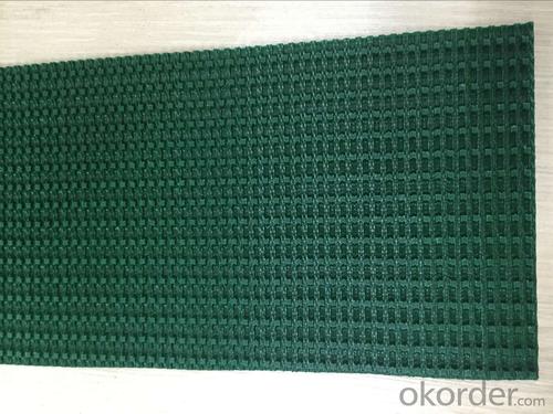 Roll Material Green Rough Top PVC Conveyor Belt 5.0mm 5.5mm System 1