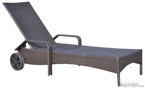 Aluminum Frame Sun Loungers with Wheels BDAR-L1 System 1