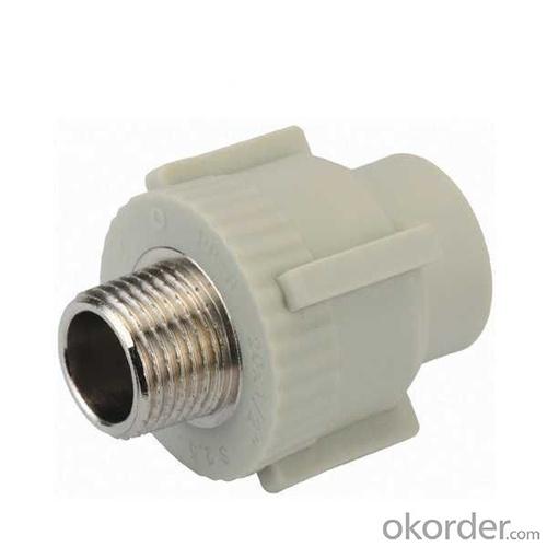 Spears Plastic Pipe Fittings High Quality Reducing Sleeve with Metal Male Thread DGK with Cross System 1