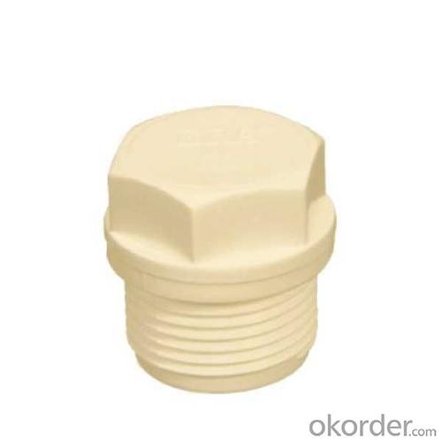 High Quality Grey Plastic Water Pipe Fittings Thread Plug System 1