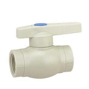 High  Quality  PP-R plastic ball valve with female threaded cold water System 1