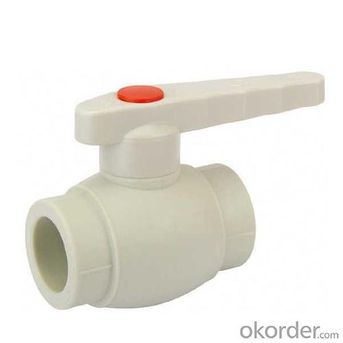 High Quality B4 Type PP-R ball valve with brass ball System 1