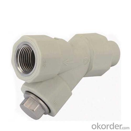 High Quality PP-R Single Female Threaded Filter Plastic Pipe Fittings 15mm System 1