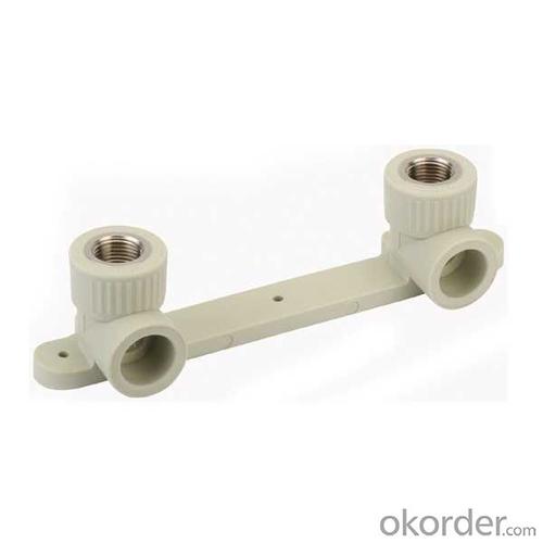 Gray Plastic Water Pipe Fittings - High Quality Double Female Elbow with Tap Connector System 1