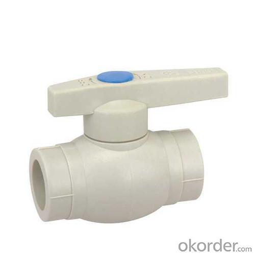 High  Quality  PP-R Ball valve  with  plastic ball  cold water System 1