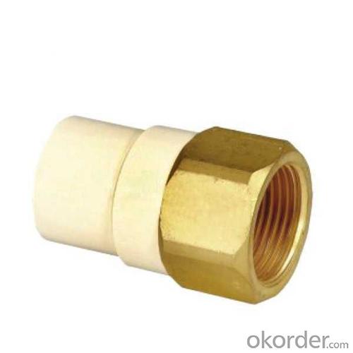 High Quality Brass Threaded Female Adaptor Push on Plastic Pipe Fittings China Supplier System 1