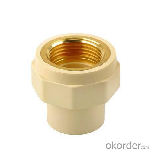 40mm CPVC Plastic Pipe Fitting High Quality Female Coupling Brass Threaded System 1