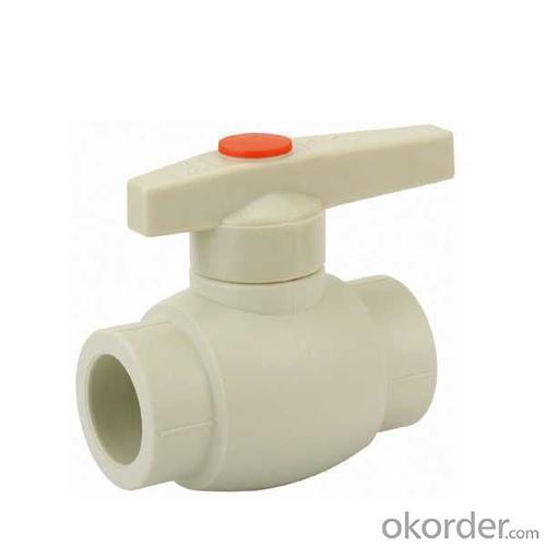 High Quality B2 Type PP-R ball valve with brass ball System 1