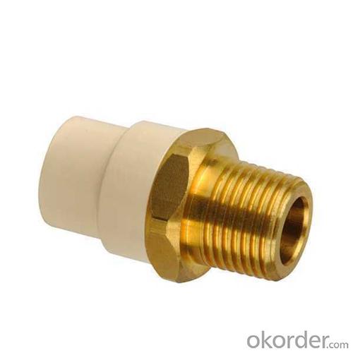 High Quality Brass Threaded Male Adaptor for Metal to Plastic Pipe Fittings System 1