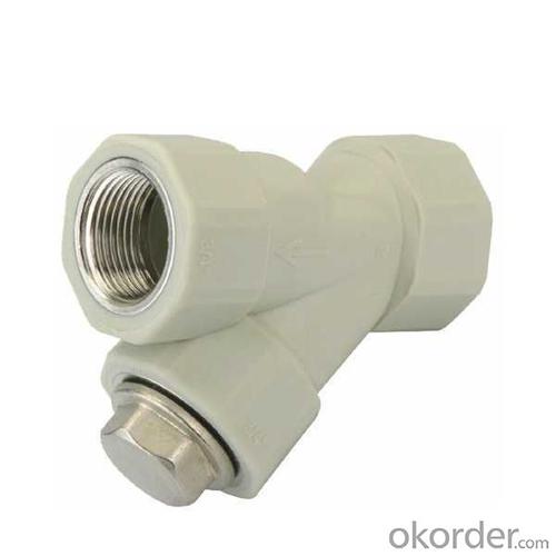 90mm High Quality PP-R Double Female Threaded Filter Plastic Pipe Fittings System 1