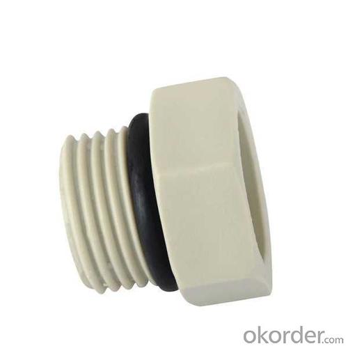 High Quality 3/4 Plastic Water Pipe Fittings Plug-Short Plug-Short System 1