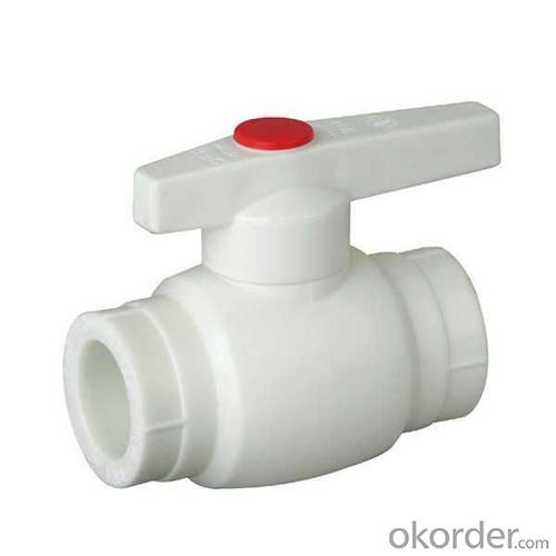 High Quality A1 Type PP-R Ball Valve with Brass Ball - Plastic Water Pipe Compression Fittings System 1