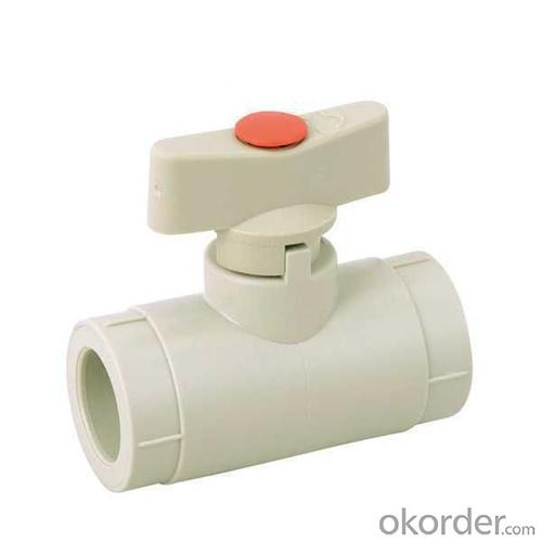 High Quality PP-R mini ball valve with brass ball System 1