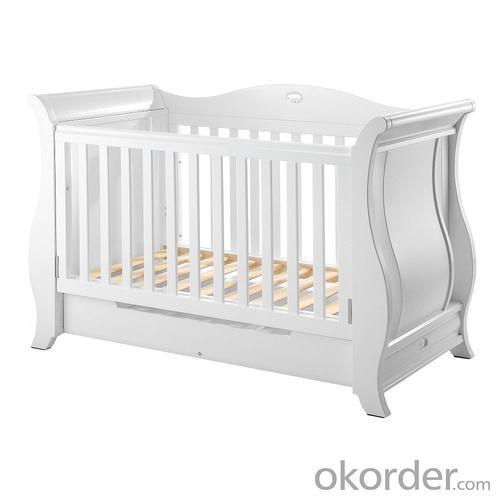 Imperial Sleigh Cot 2016 hot sale Soild Wooden Baby Cribs Baby Beds System 1