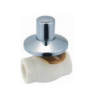 High Quality F6 type PPR single female threaded concealed ball valve with brass ball
