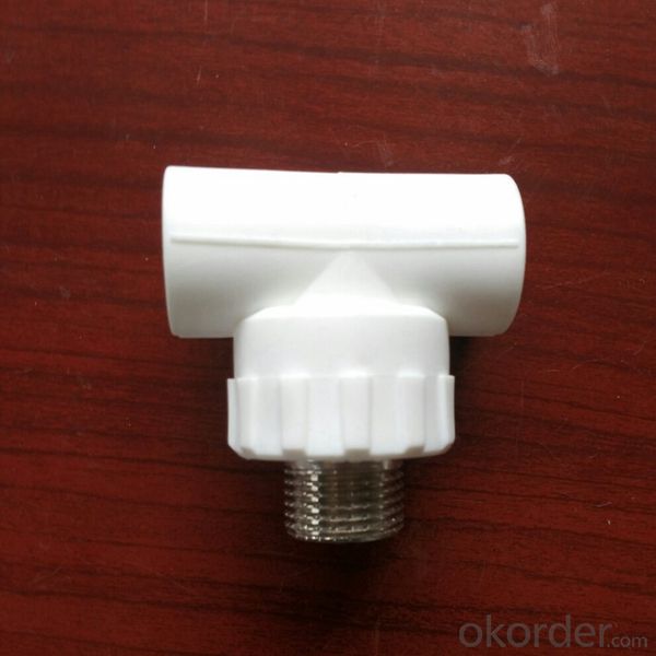PPR Male Tee Plastic Pipe Fitting Connecting Civil Construction Industrial Agricultural PE Pipes