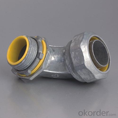 LIQUID TIGHT CONNECTOR-ZINC , Liquid-tight angle connector System 1