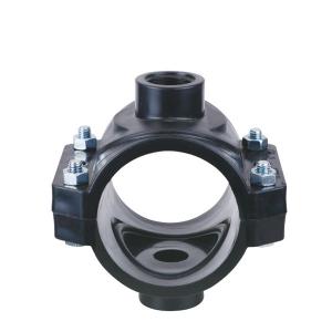 High  Quality  Double clamp saddle with reinforcing ring PN16.