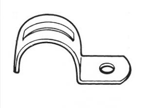 ELECTRICAL CONDUIT ONE HOLE STRAP-STEEL,EMT Conduit straps, EMT one hole strap System 1