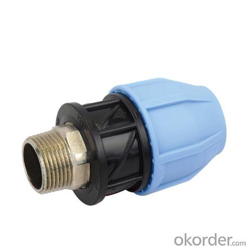 High Temperature Plastic Pipe Fittings - High Quality Male Adaptor with Brass Threaded Insert System 1