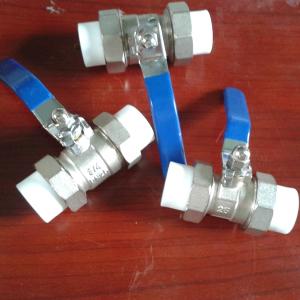 Double Live Copper Ball Valve Pipe Fittings for For kitchen Bathroom Use System 1