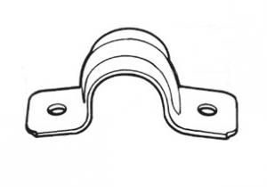 ELECTRICAL CONDUIT TWO HOLE STRAP-STEEL,EMT Two hole strap, EMT 2 hole Strap System 1