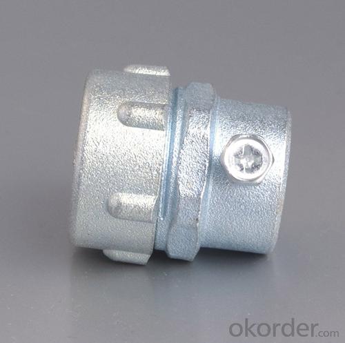 PLUM TYPE SET SCREW FLEXIBLE CONDUIT CONNECTOR-ZINC System 1