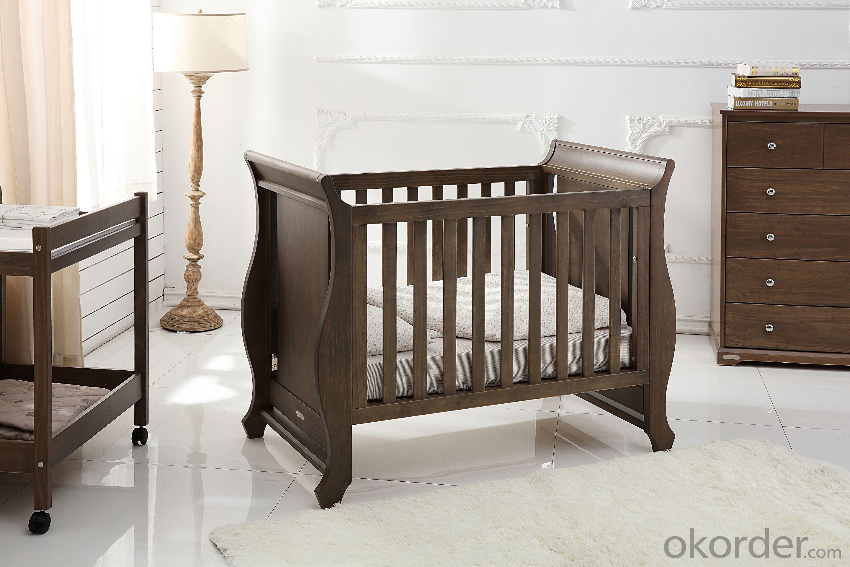 Buy Harmony Sleigh Cot 2016 Hot Sale Soild Wooden Baby Cribs Baby