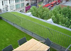 Manufacturer Direct Sell Anti-UV Fake Garden Landscape Synthetic Artificial Grass System 1