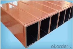 China supply copper mould tubes/copper mould tube