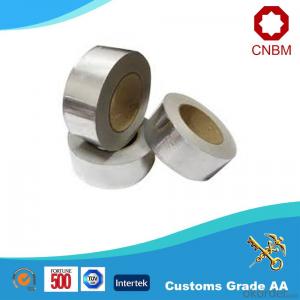 Aluminum Foil Tape Synthetic Rubber Based Silver Color
