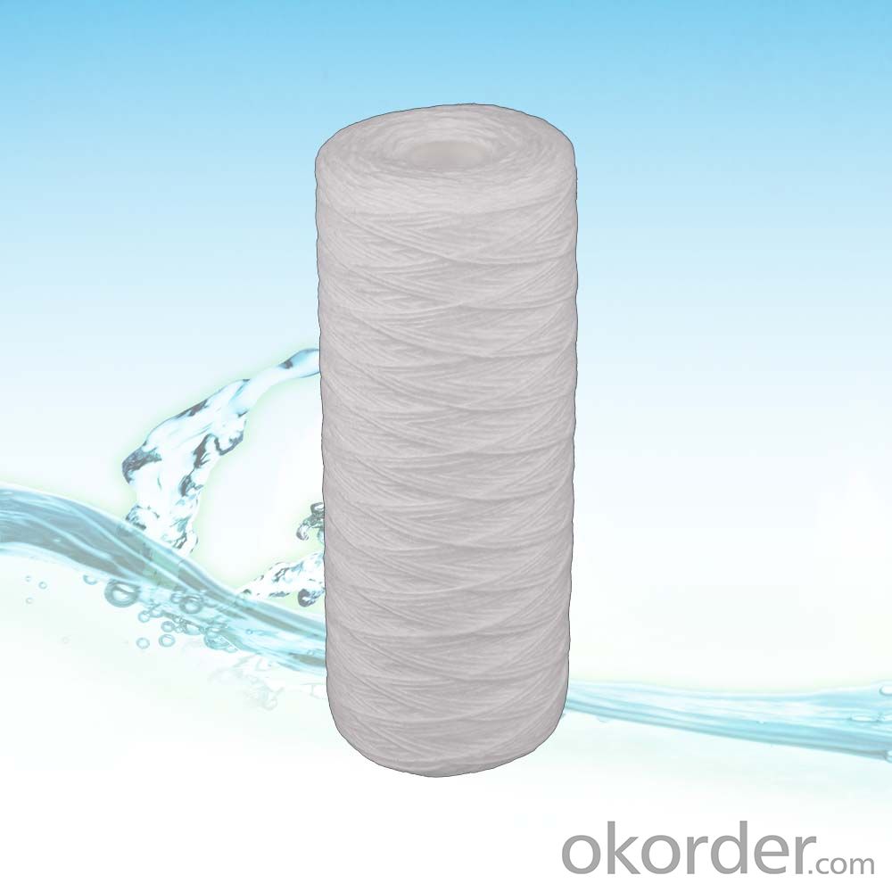 Wirewound filter cartridge polypropylene fiber yarn