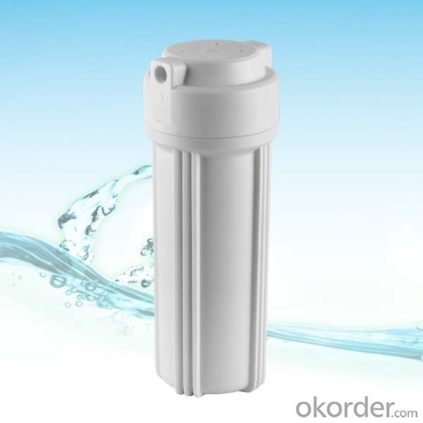 Water purifier with PP white filter bottle