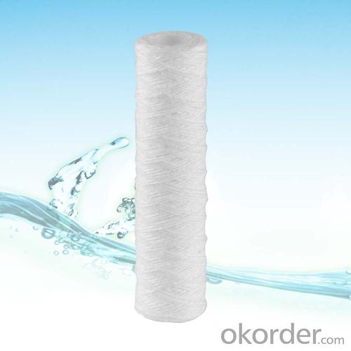 Wirewound filter cartridge polypropylene fiber yarn System 1