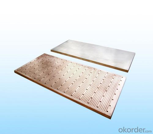 Ultra-thin slab copper mould plate used on continuous casting machine System 1