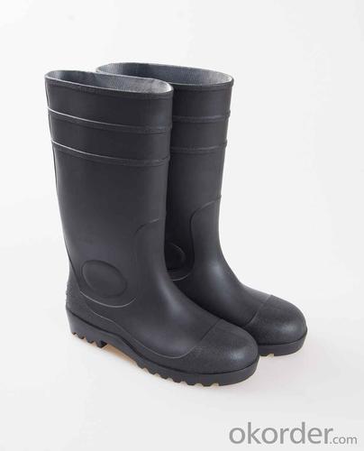 PVC Gumboots Light Duty Work Boots for Construction Farming System 1