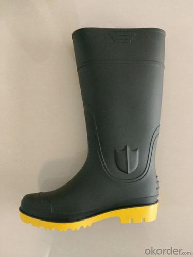 PVC Wellington Boot Gumboots Working Rain Boots for Construction Farming System 1