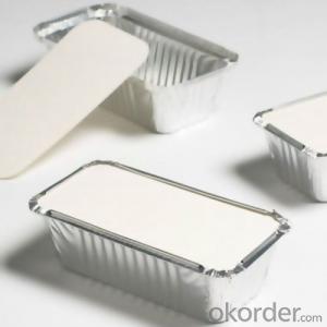 Lubricated Aluminium Foil for Food Container Trays