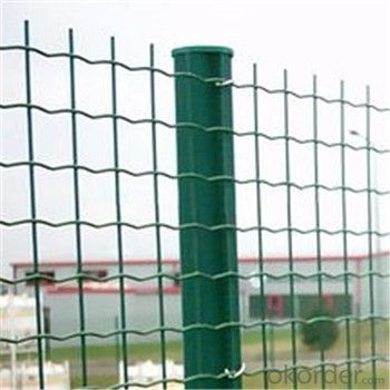 PVC Coated Wire Mesh Fencing Green Galvanised Garden Fence 