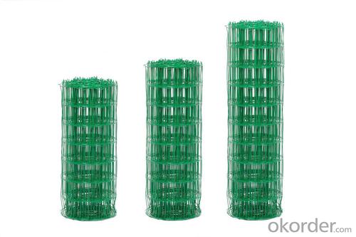 PVC Coated Green Mesh Galvanized Chicken Wire Fencing System 1