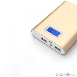 Power Bank metal with LCD screen Charger 10000mAh Powerbanks System 1