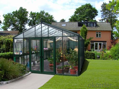 Domestic Home Greenhouse by Polycarbonate Cellular Sheet System 1