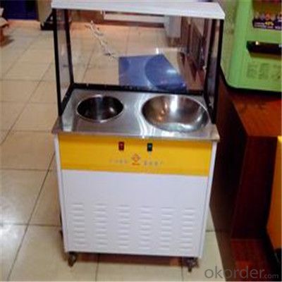 Rollled Ice Cream Machine/Fry Ice Cream Machine with Good Quality System 1