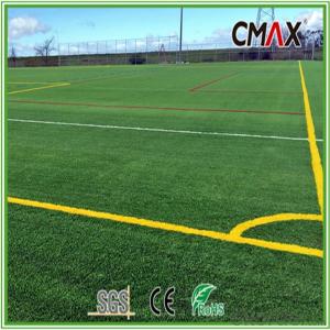 BTFND-35A Football Field 50mm Height Straight and Curly Yarn Artificial Grass System 1