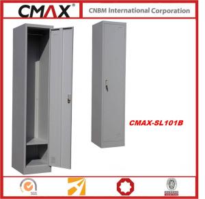 One Door Steel Locker with Cloth hanger for Commercial Usage / for School, Gym, Staff  CMAX-SL101B System 1