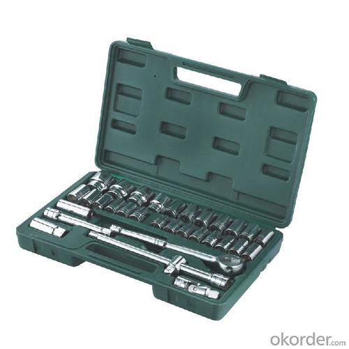 32pcs 12.5mm Socket Wrench Set Metric Scale System 1