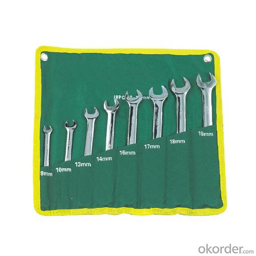 Finely Polished Combination Wrench Set Hand Tool Sets System 1